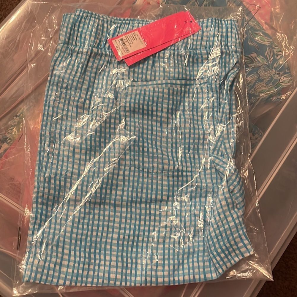 NWT Lilly Pulitzer 4" Lilo Linen Short -size Large - Picture 6 of 7